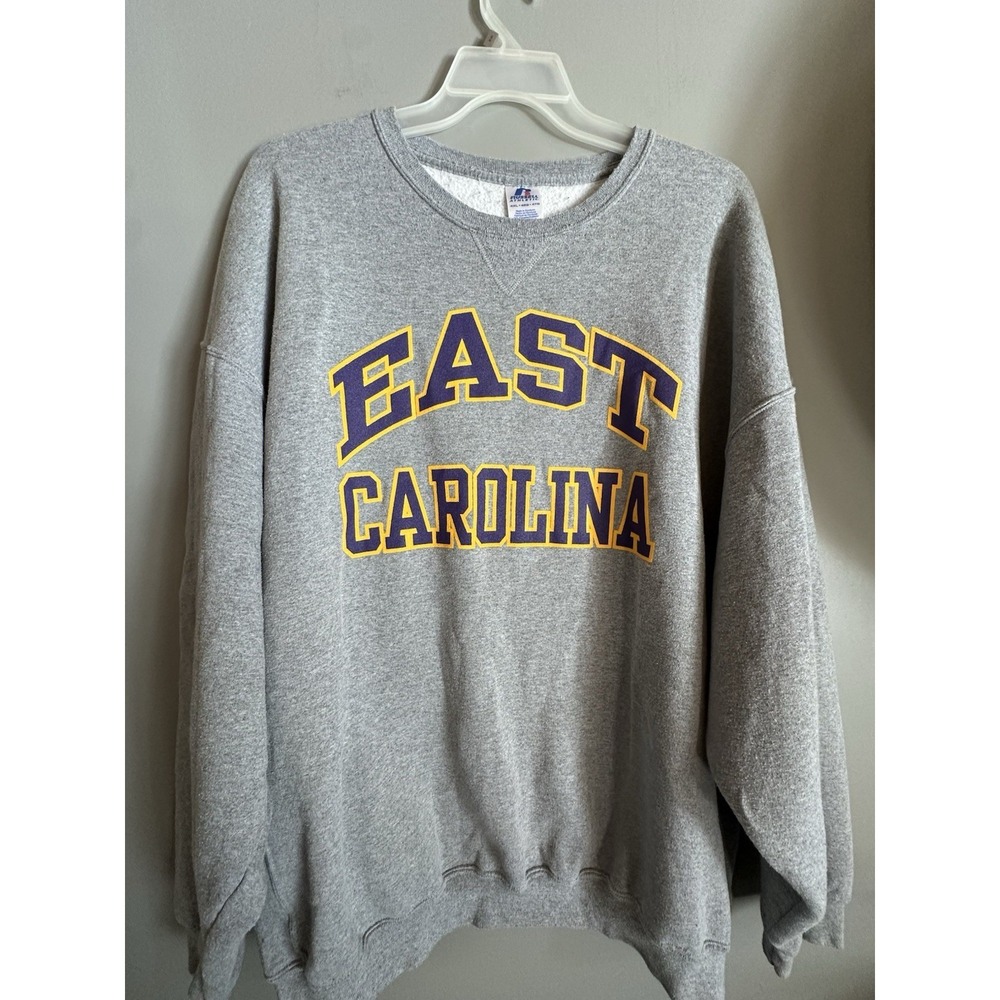 Vintage Russell Athletic College Sweatshirt East Carolina Crewneck 4XL